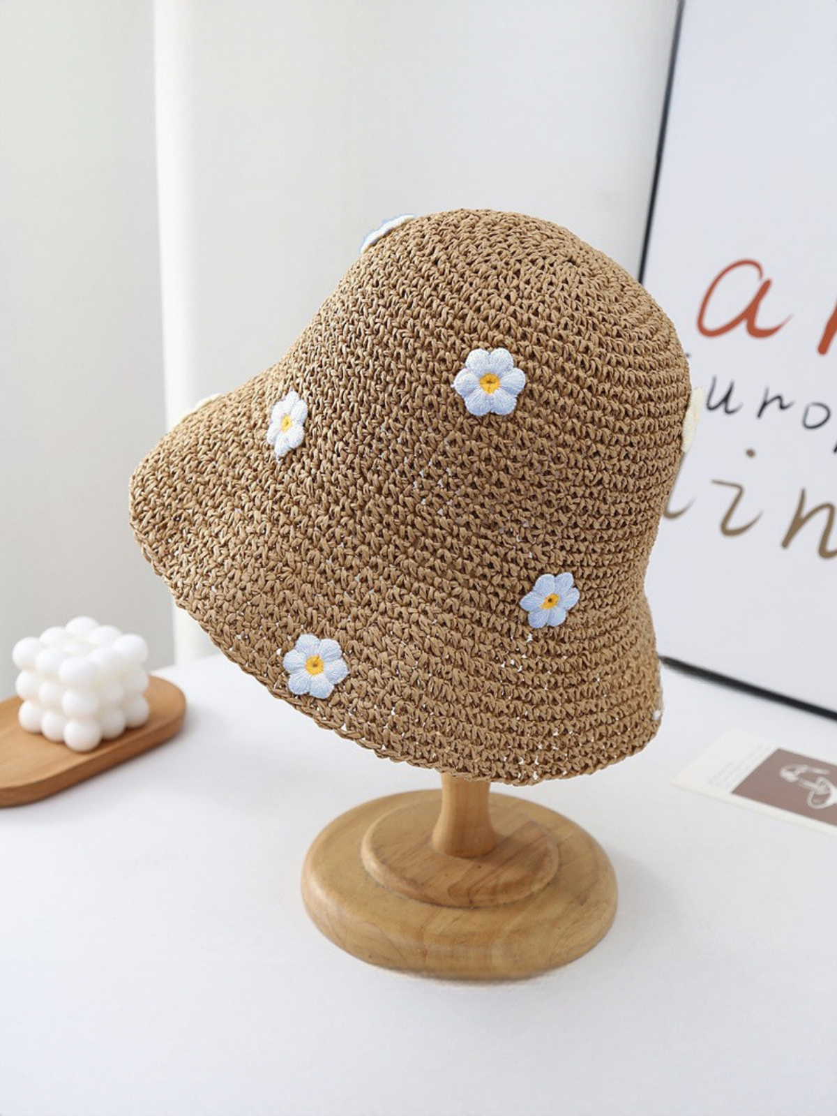 Little Flower Straw Hat