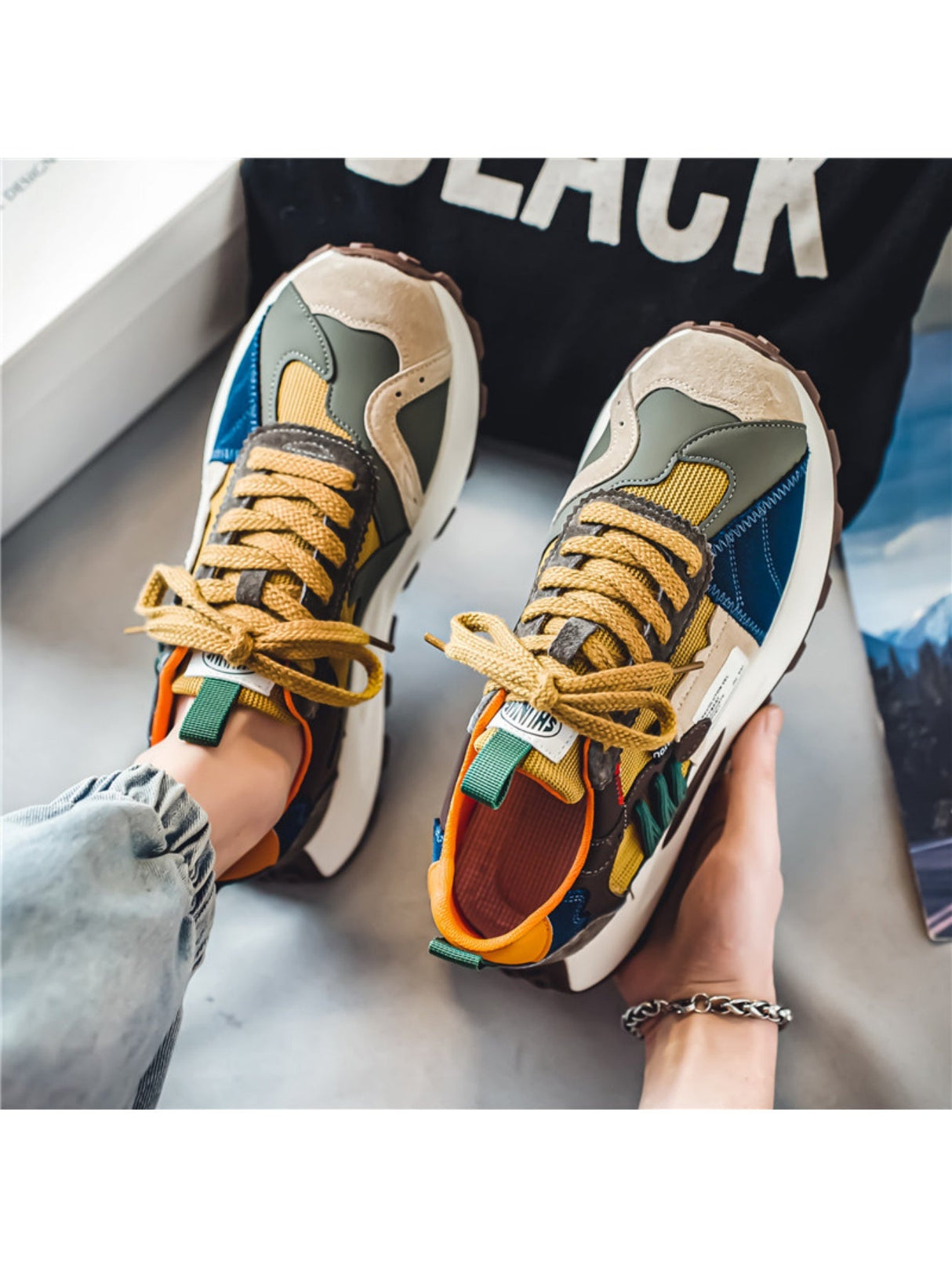 Liber Four Seasons Multicolor Men's Casual Sports Shoes