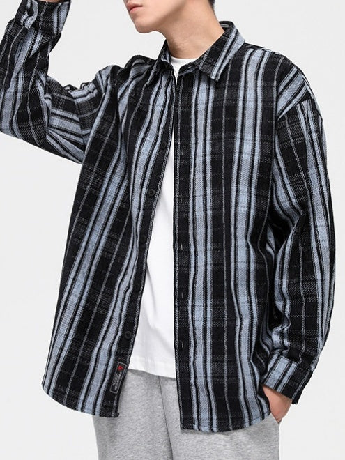 Stripes Plaid Shirts