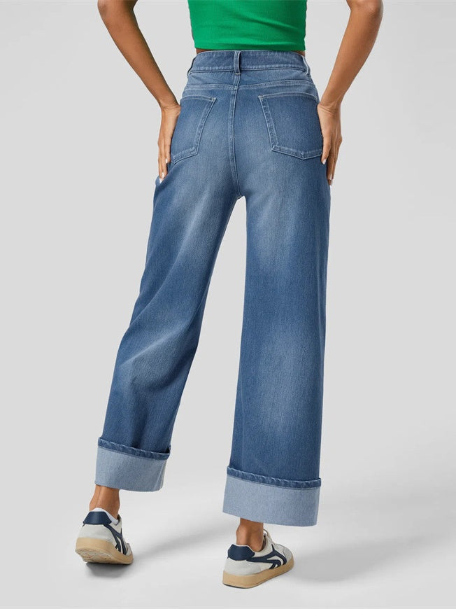 Liber Spring Women's Old Jeans