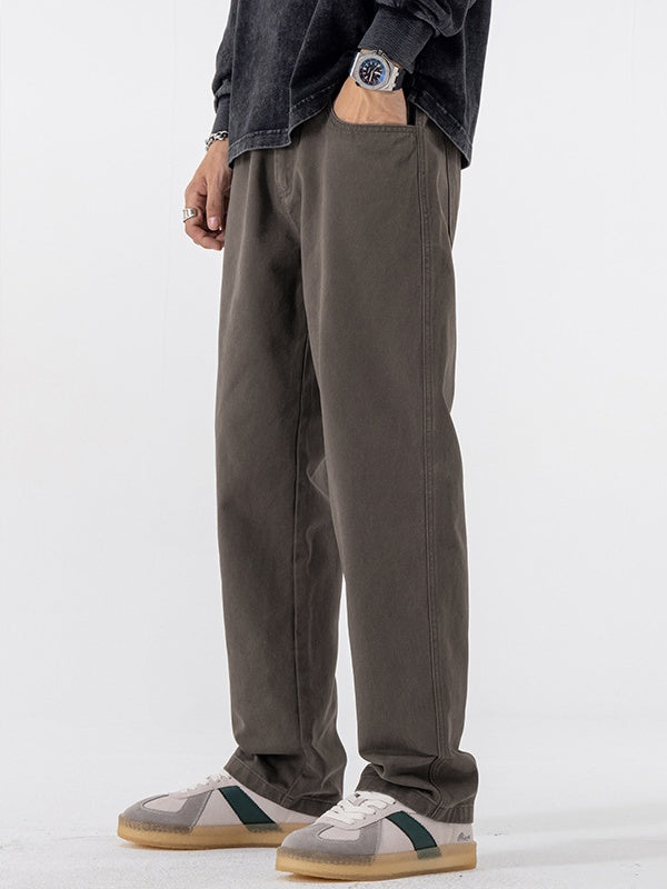 Cleanfit Loose-fit Straight-fit Cargo Trousers