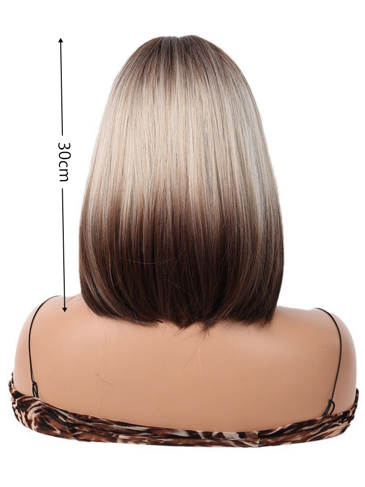 Gradient Color Synthetic Fiber Wig
