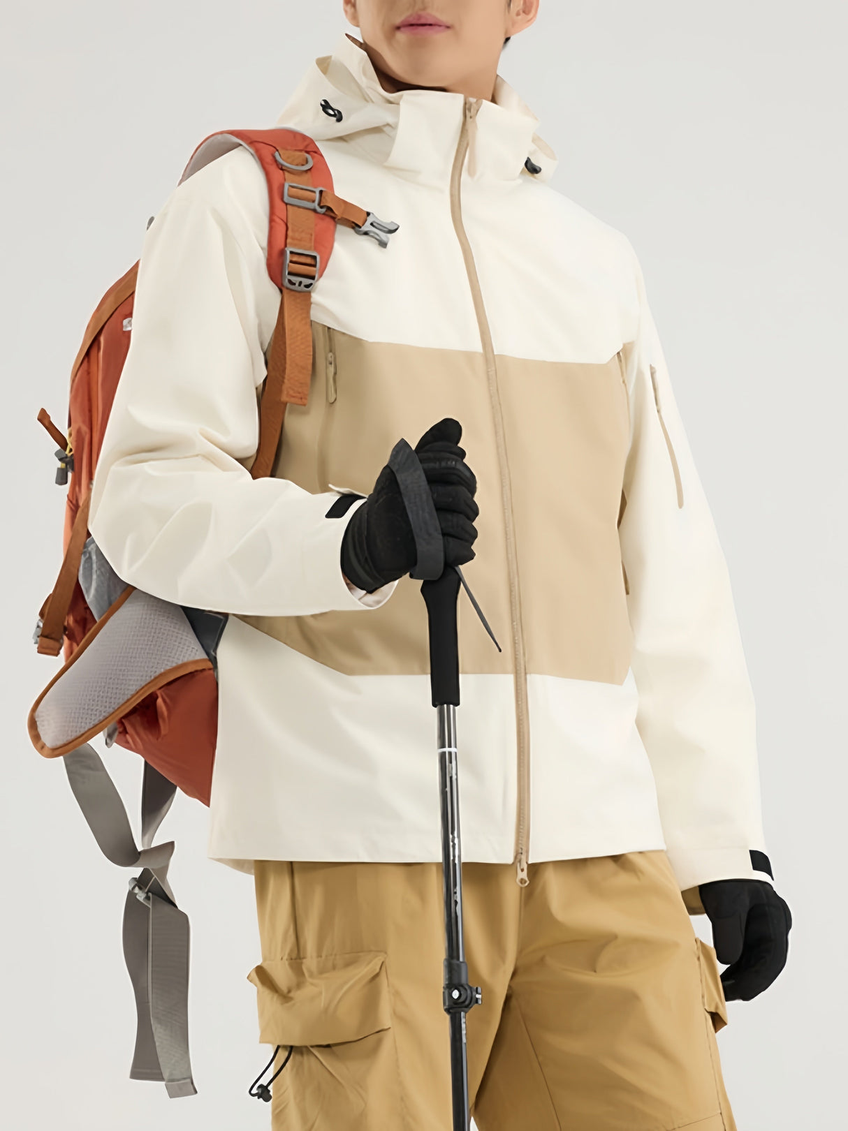 Hard Shell Triple Removable Fleece Water Proof Antifouling Windproof Windproof Jacket