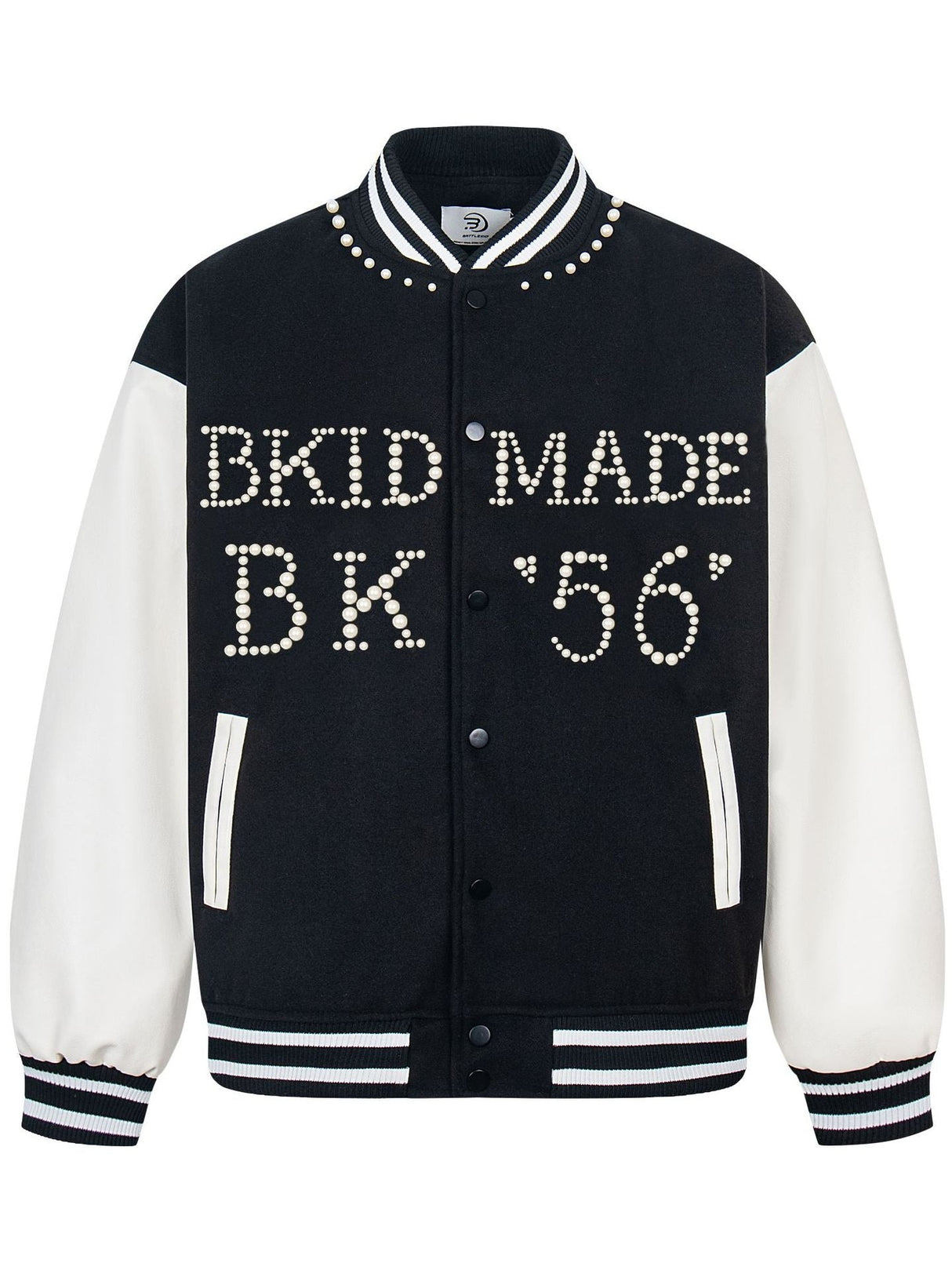 Splicing Contrasting Colors Loose College Style Baseball Uniform