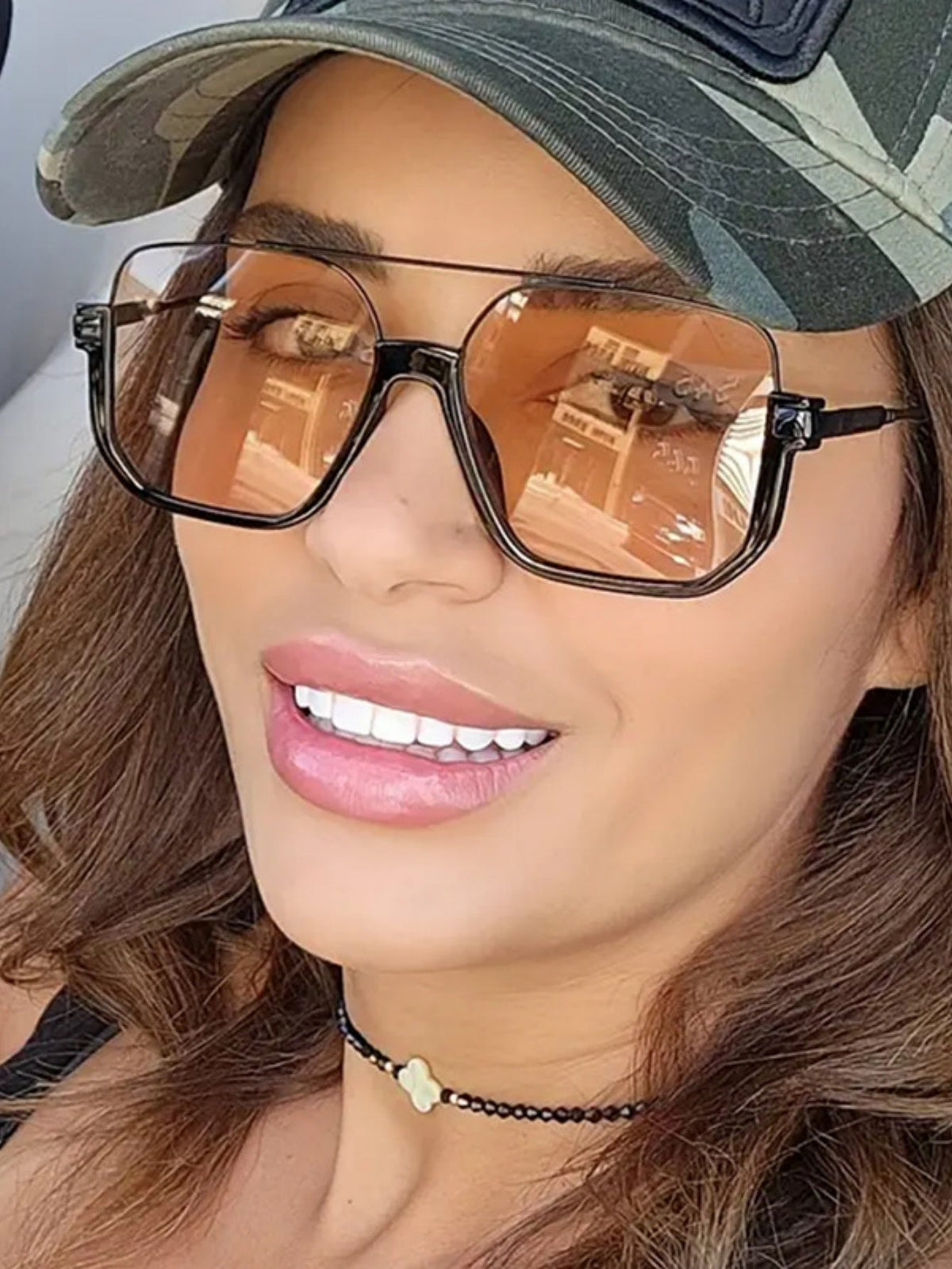 Lunettes de soleil carrées tendance
