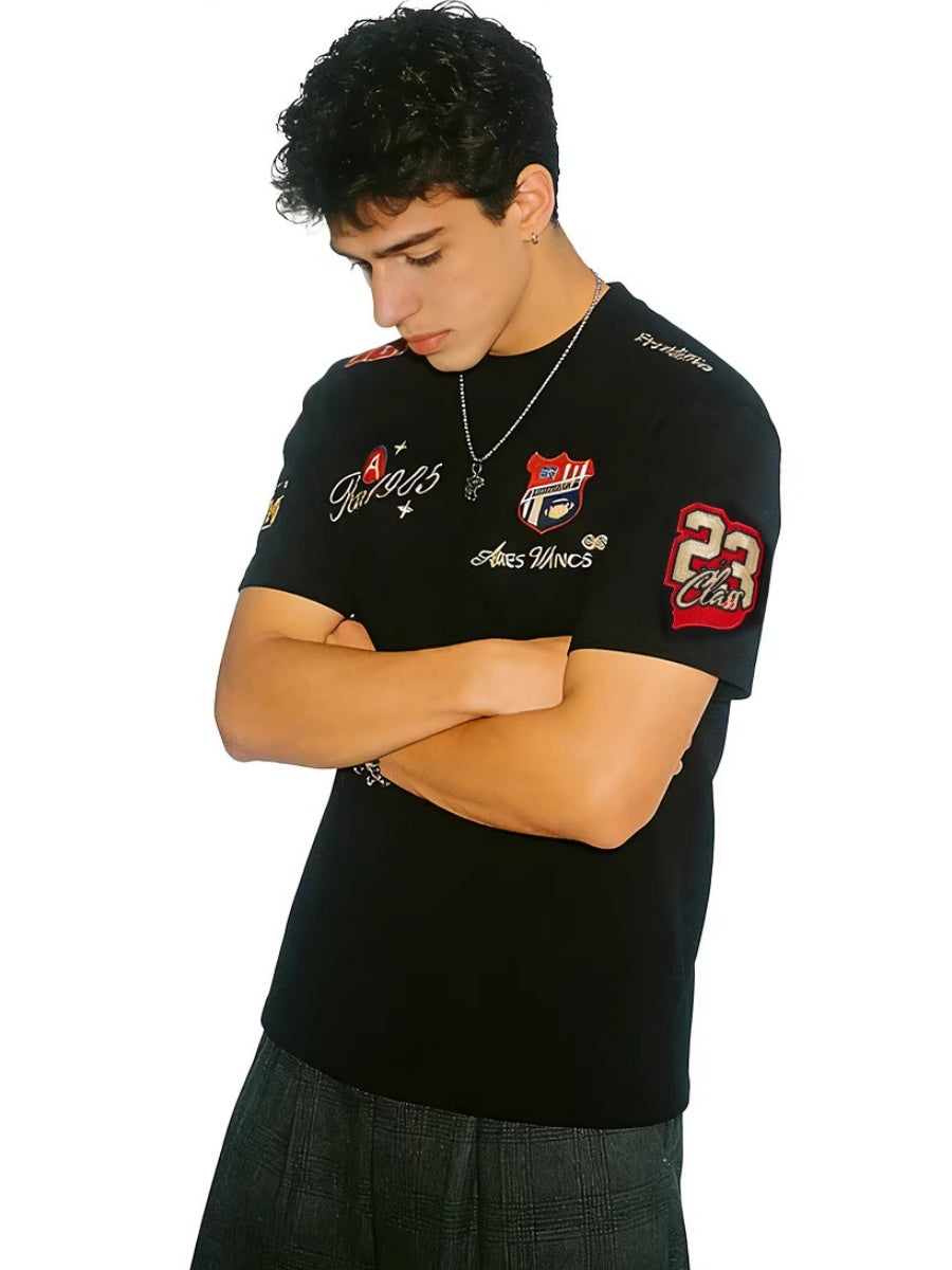 Antibacterial Quick-drying Breathable Embroidery T-shirts