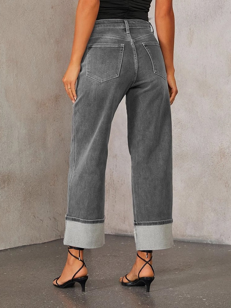 Liber Spring Women's Old Jeans