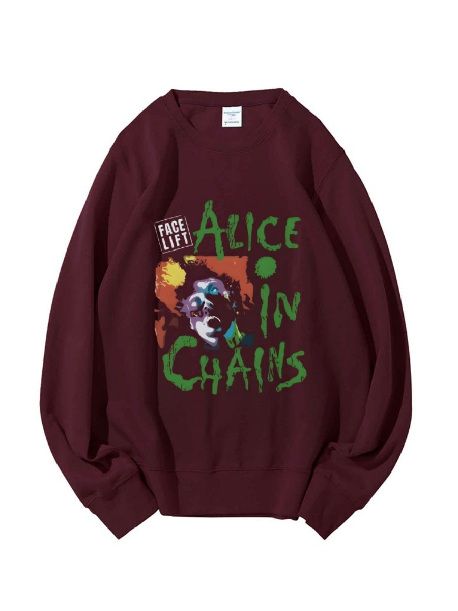 Rock And Roll Printed Sweatshirt