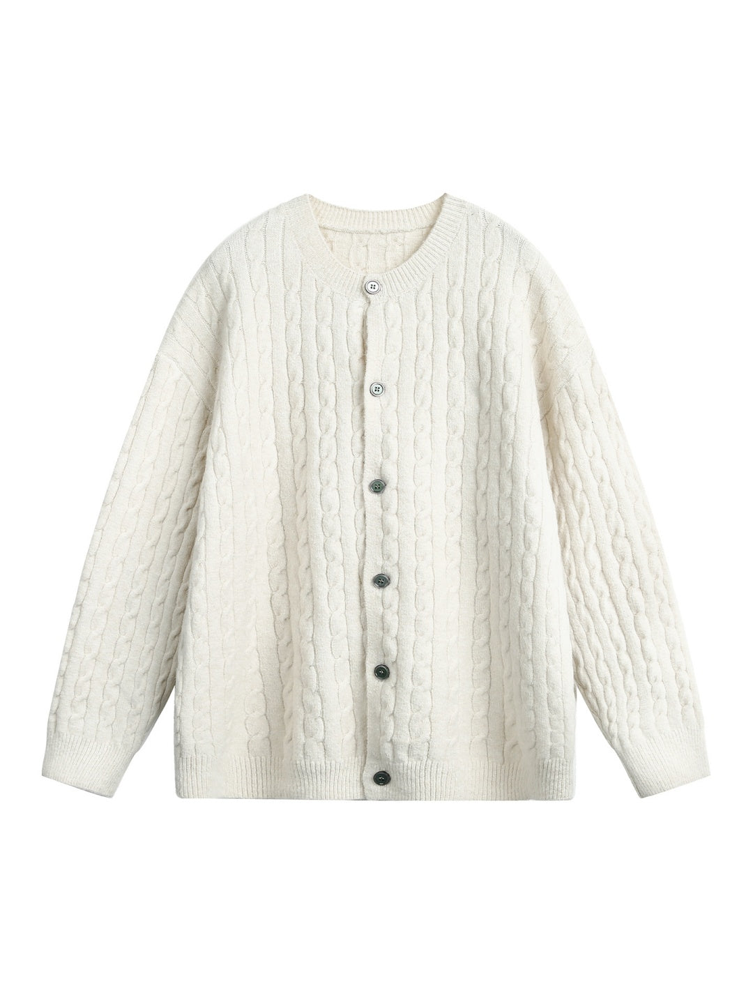 4 Colors Round Neck Cardigans