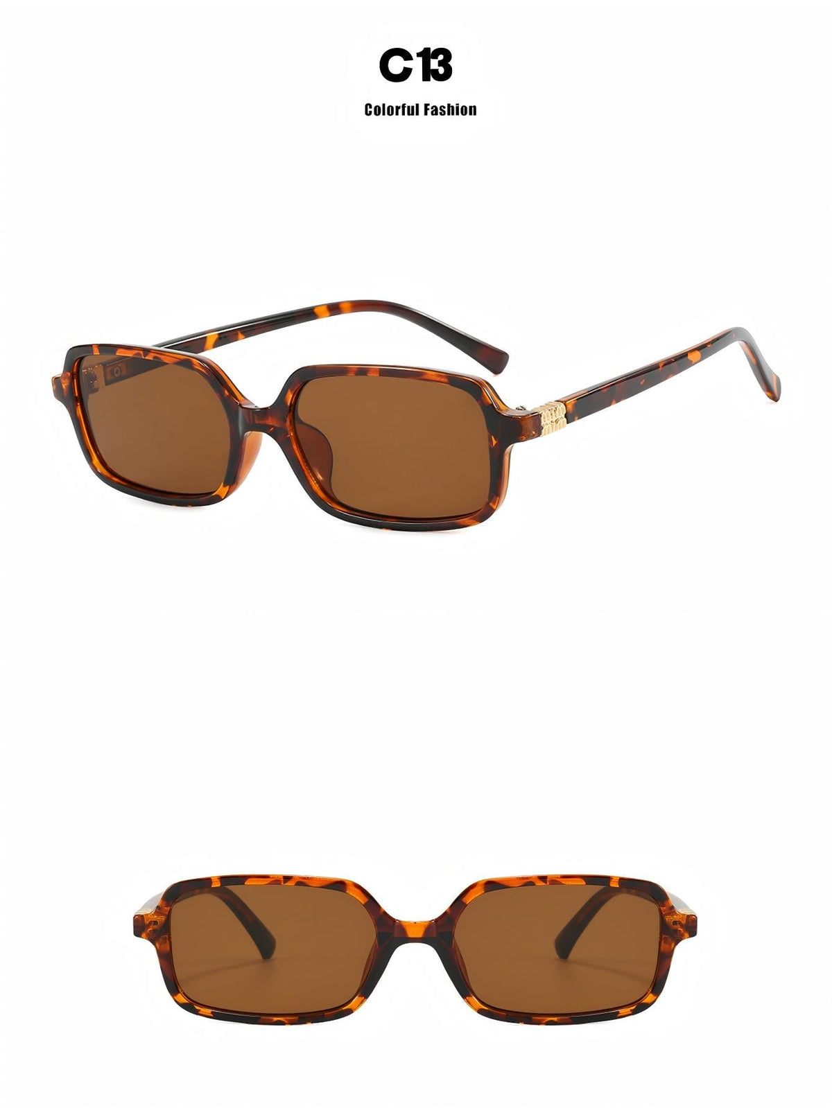 Kleine quadratische Sonnenbrille