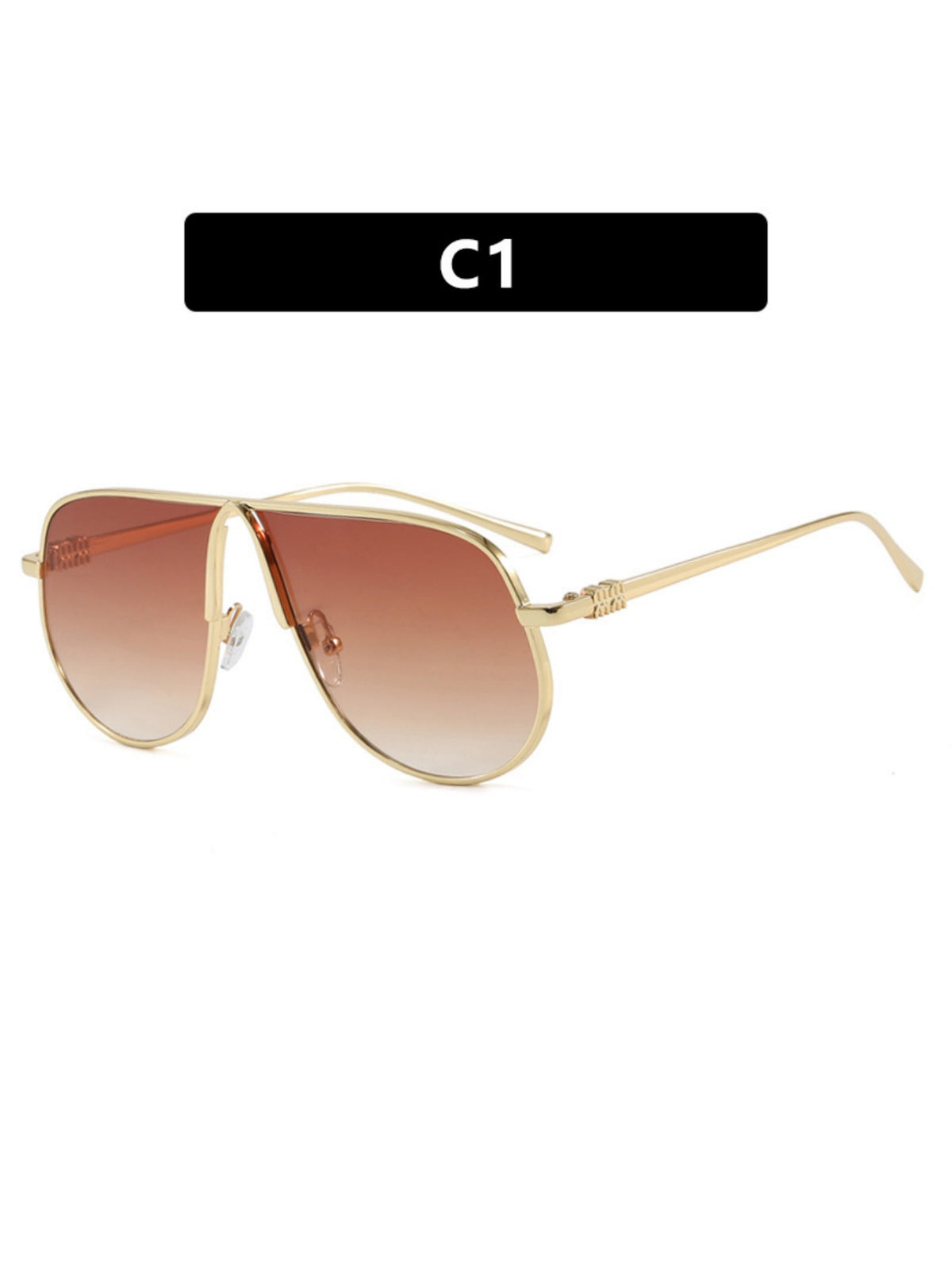 Full-rimmed Aviator Sunglasses