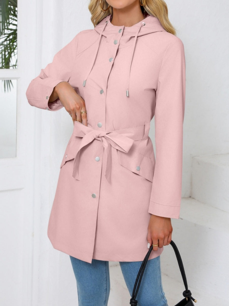 Removable Cap Water Proof Long Sleeve Thin Zipper Jackets