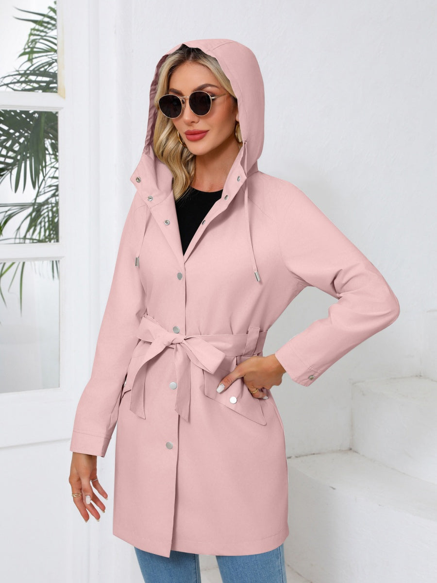 Removable Cap Water Proof Long Sleeve Thin Zipper Jackets