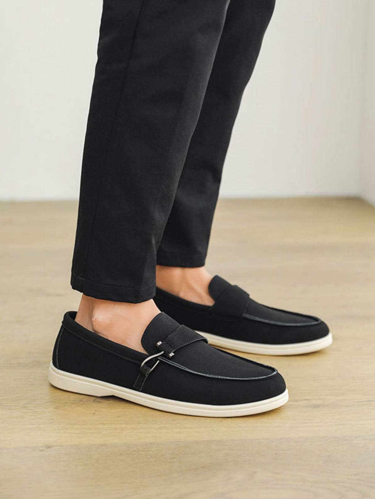 Suede Slip-on Loafers