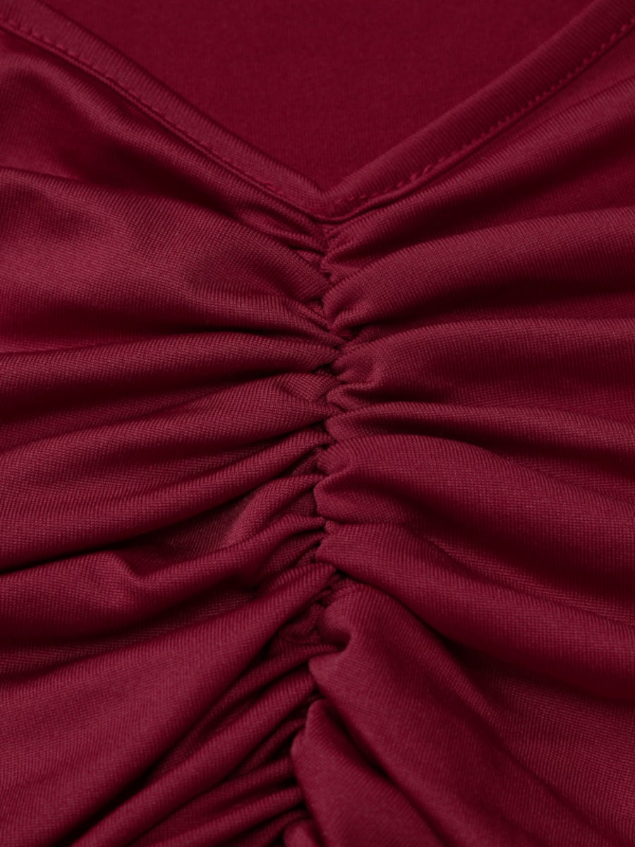 Liber Autumn Women's Backless Pleated Maxi Dresses