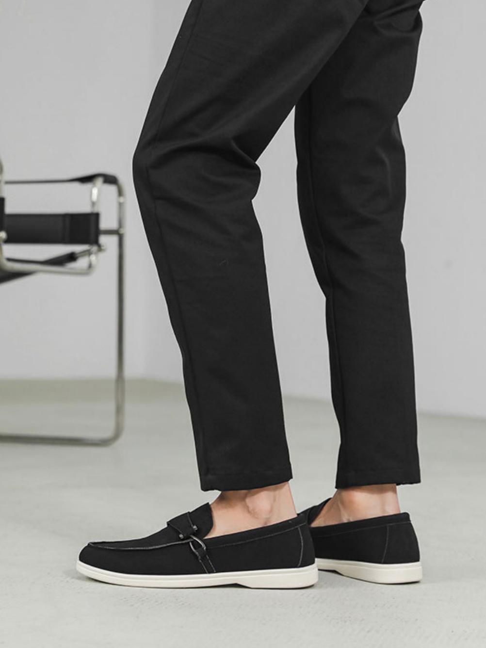 Suede Slip-on Loafers