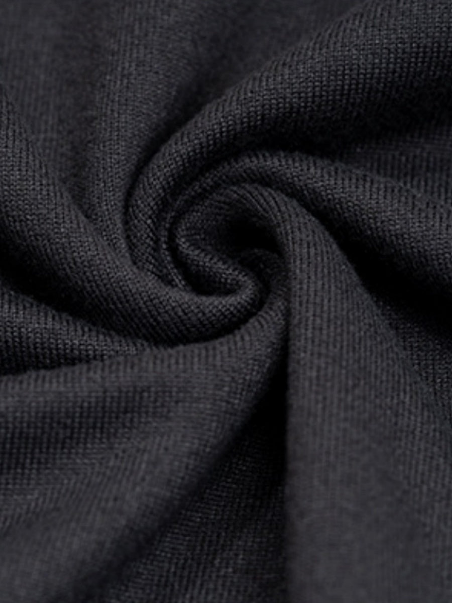 Leisure Pleated Solid Color Long Sleeve 2-piece Sets