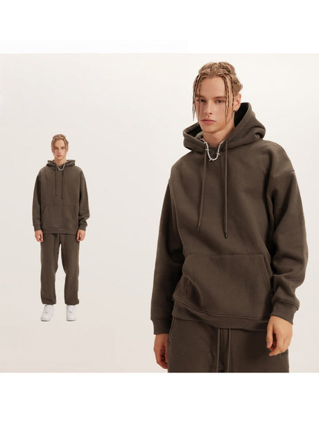 Liber Autumn Neutral Thin Fleece Hoodie