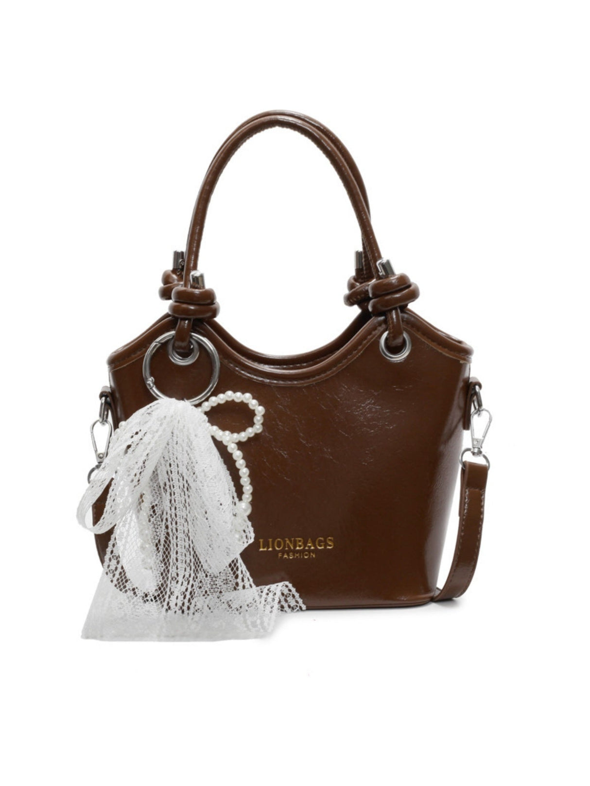 Knotted Color Block Handbag