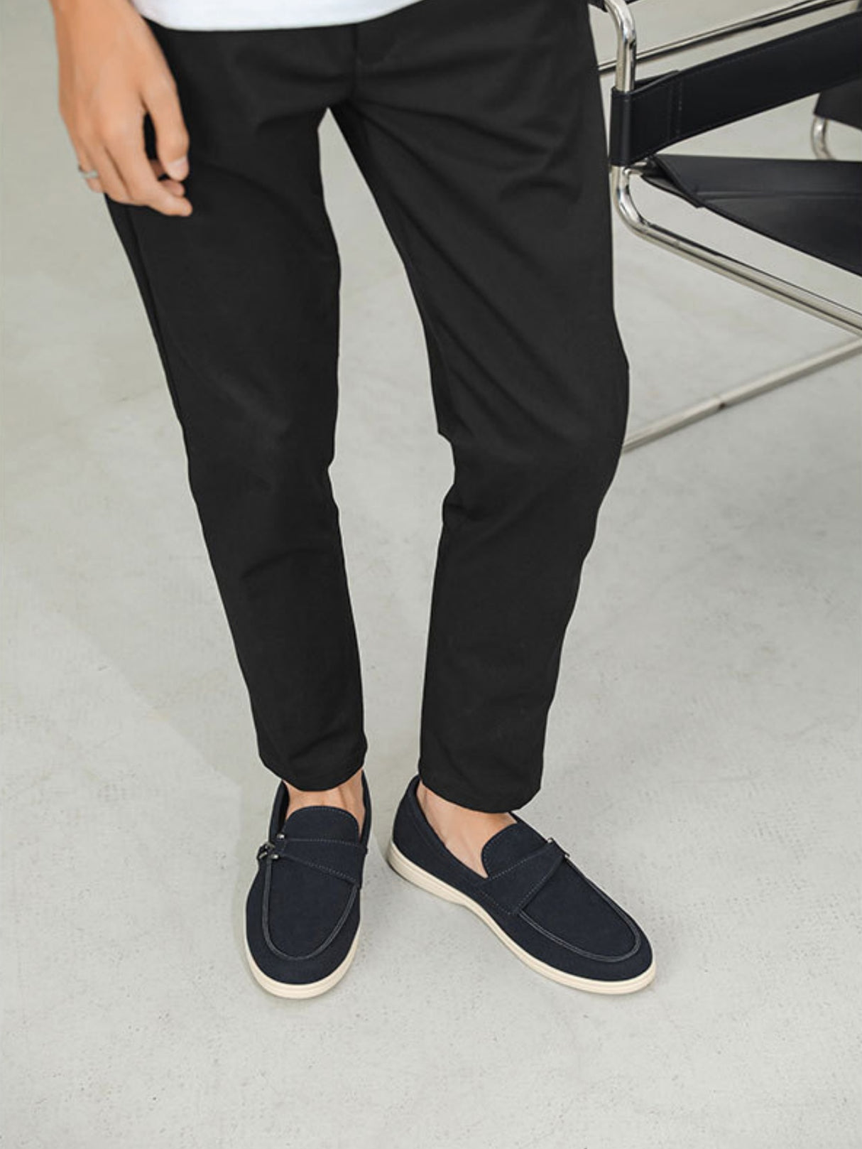 Suede Slip-on Loafers