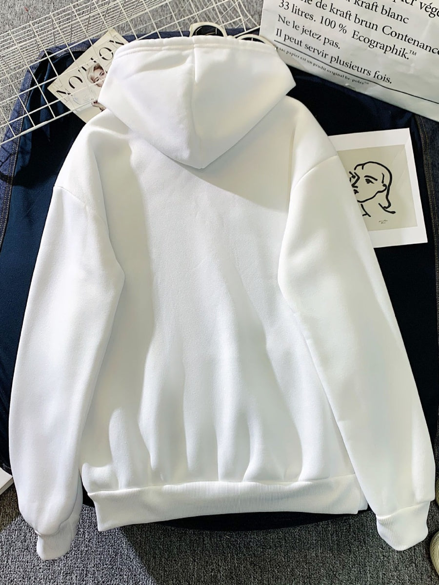 Liber Autumn Women's Pocket Solid Color Sweatshirts&Hoodies