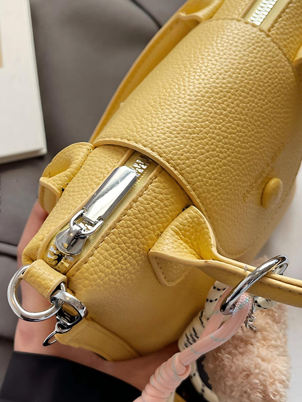 Lychee-patterned Crossbody Bag