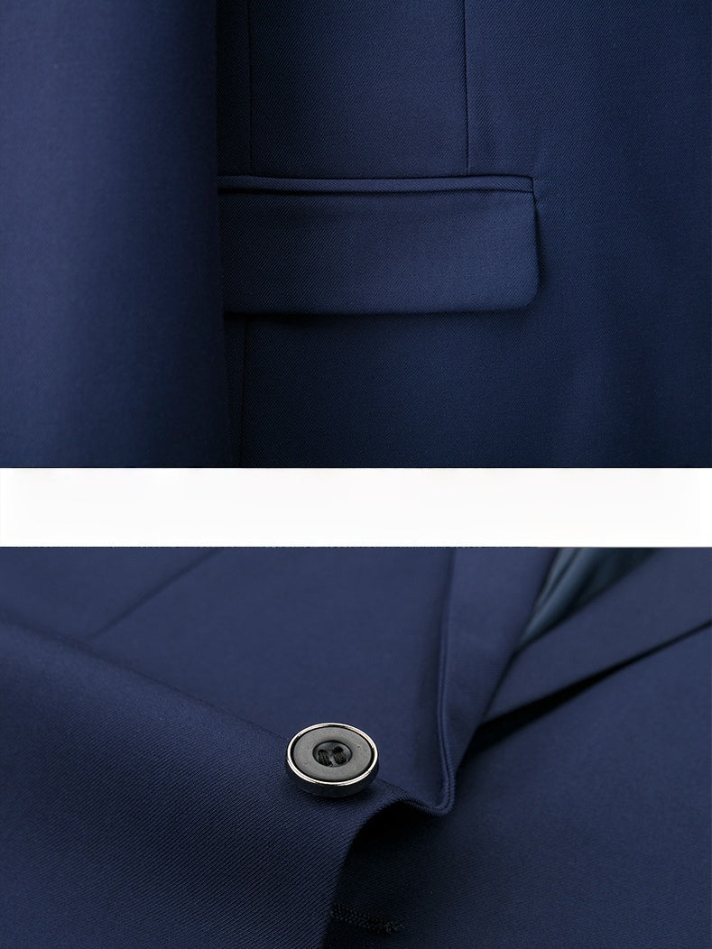 Slim-fit Business Suit Set 3-piece Sets
