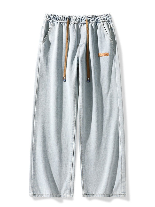 Loose Straight Wide-leg Jeans