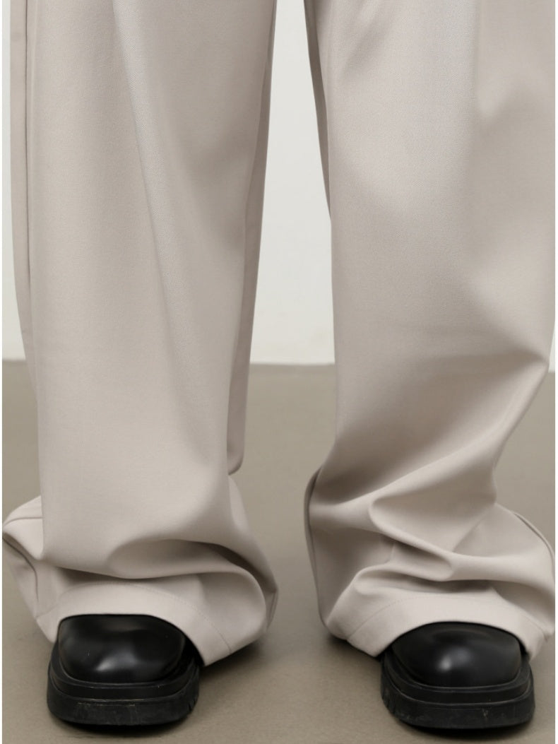 Classic Wide-leg A-shape Dress Pants Pants