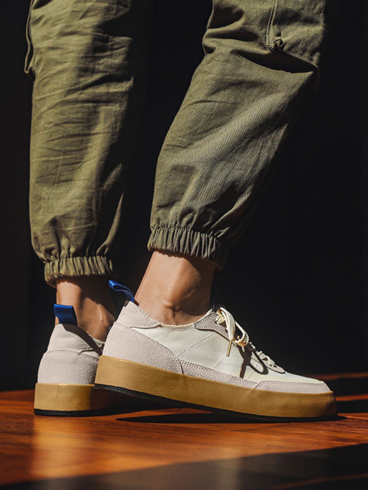 Canvas Color-blocked Sneakers