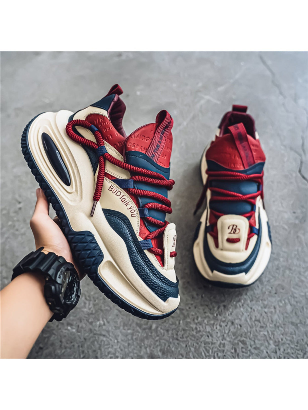 Liber Four Seasons Thick-soled Men's Casual Sports Shoes