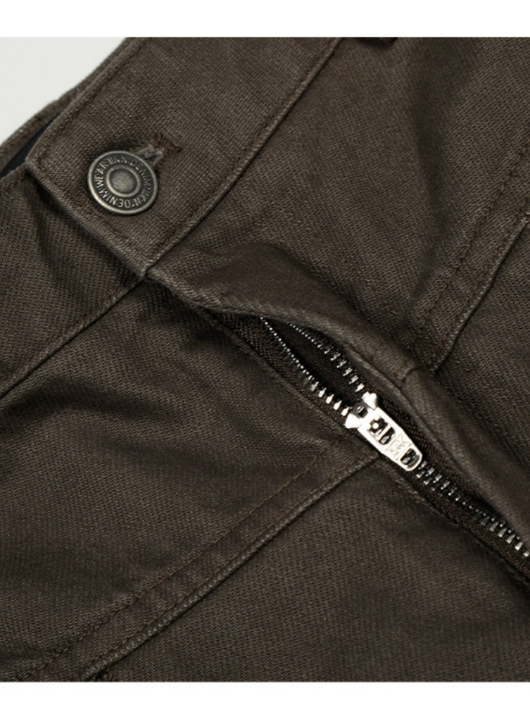 Retro Machete Old Money Style Loose Cleanfit Silhouette Cargo Trousers