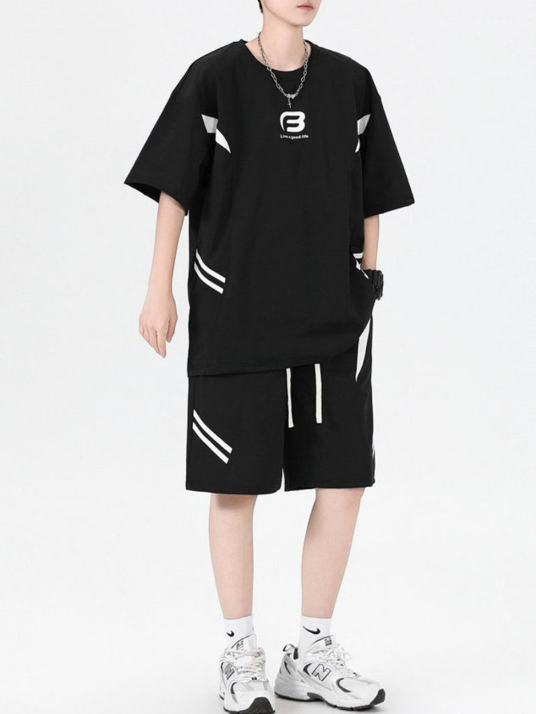 Leisure Loose-fit Sports 2-piece Sets Set