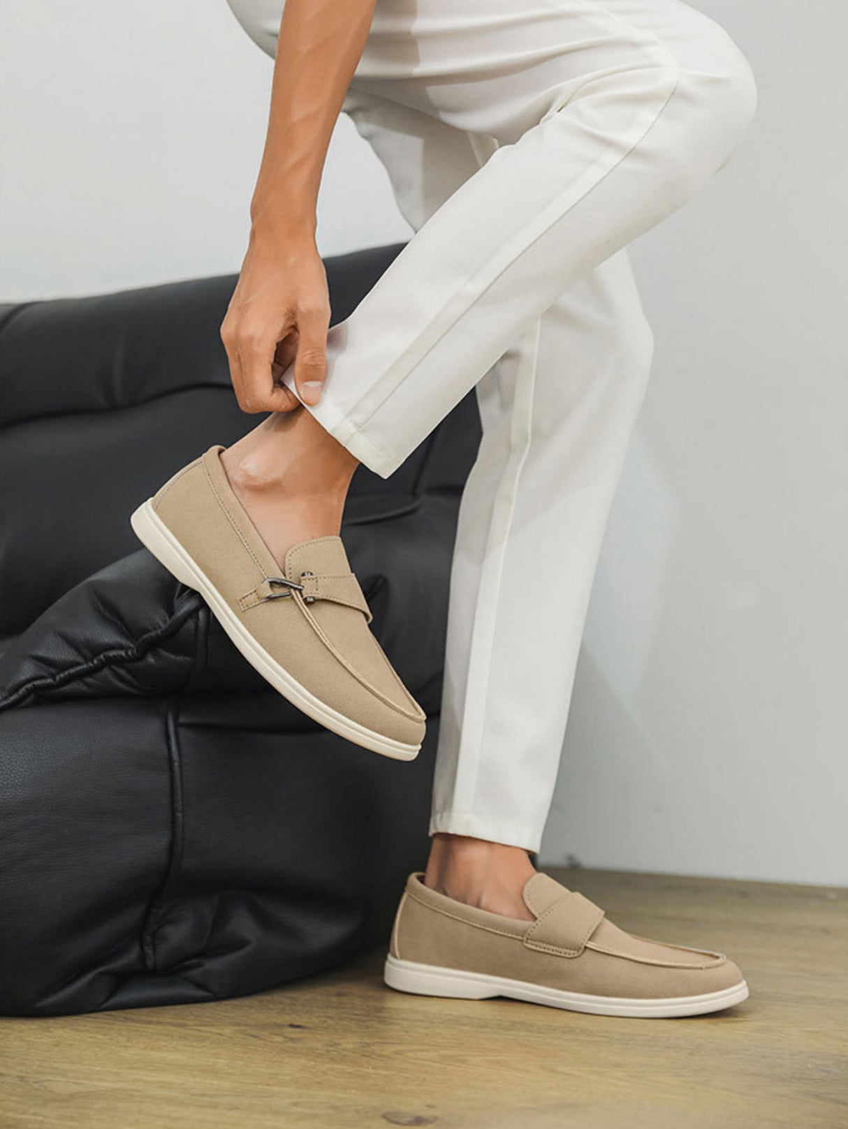 Suede Slip-on Loafers