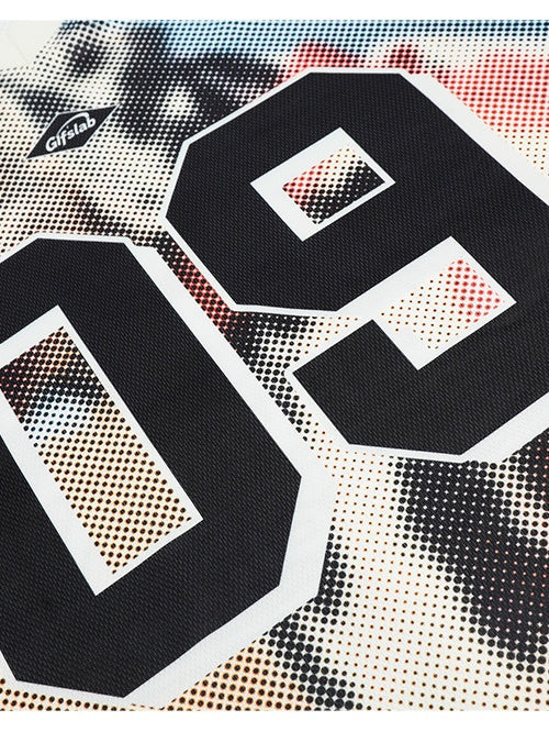 Liber Autumn Neutral wear Printed Letter T-shirts