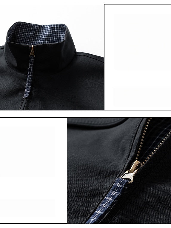 Cleanfit Plaid Patchwork Jackets