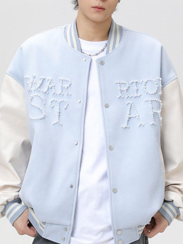 Liber Autumn Neutral wear Beading Color matching Jackets