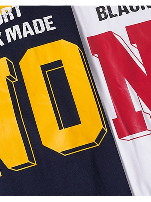 Printed Color-blocked Printed T-shirt