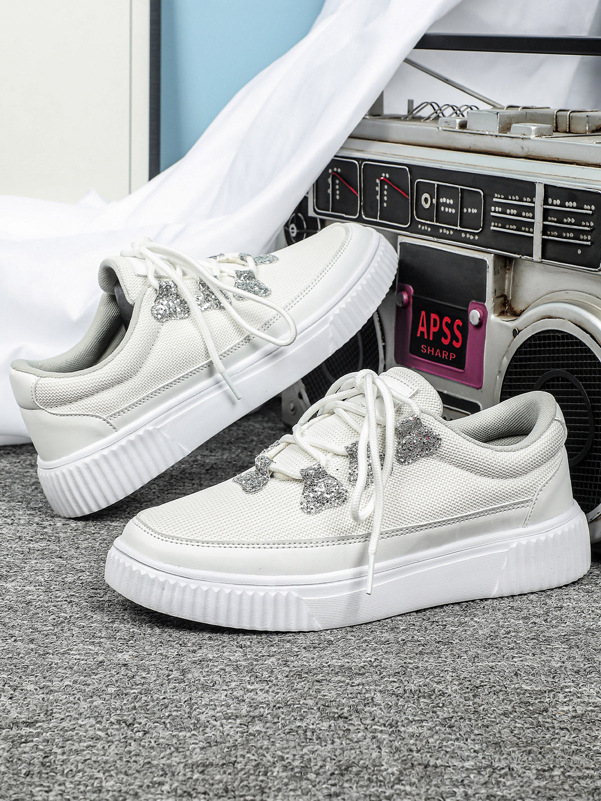 Glitter Unisex Casual Sneakers