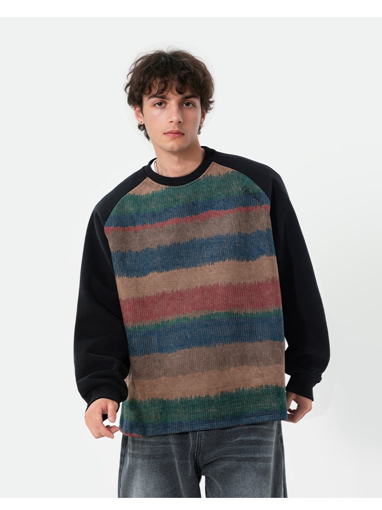 Liber Autumn Men's Stripes T-shirts