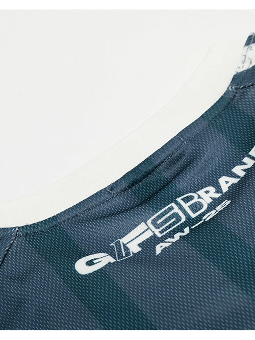 Liber Autumn Neutral wear Printed Letter T-shirts