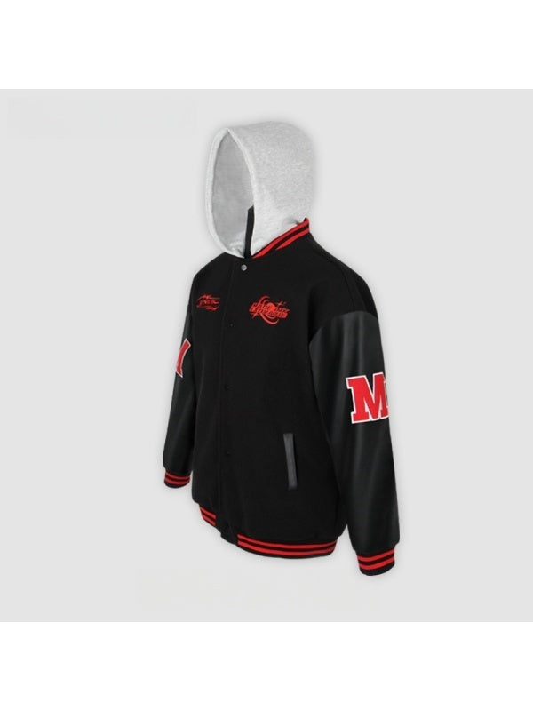 Liber Autumn Neutral wear Pocket decoration Letter Jackets