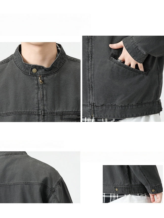 Retro Loose-fit Denim Jacket