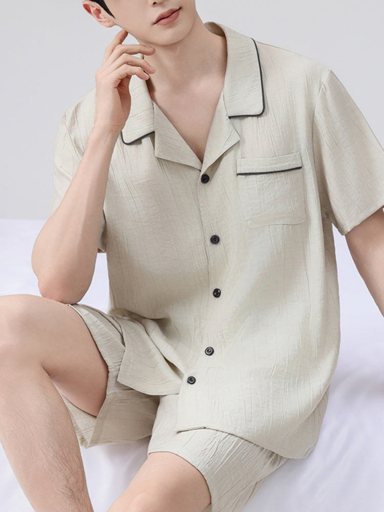 Cotton And Linen Loose-fit Set 2-piece Sets