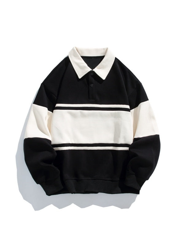 Polos à rayures amples