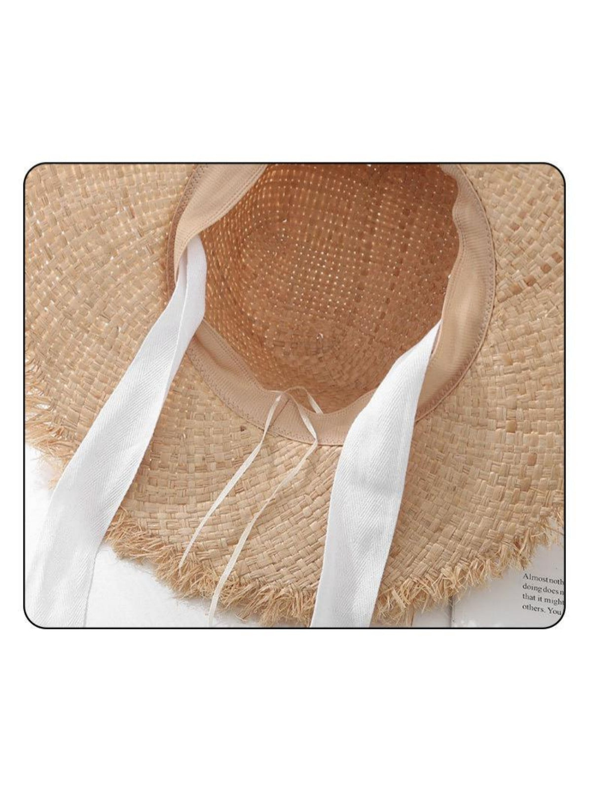 Raffia Straw Wide-brimmed Beach Vacation Hat