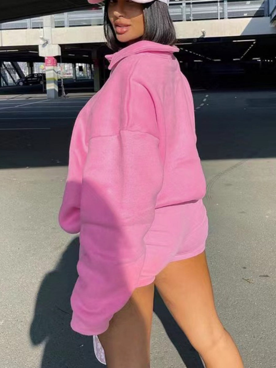 Liber Women's Autumn Printed Two-piece Suit