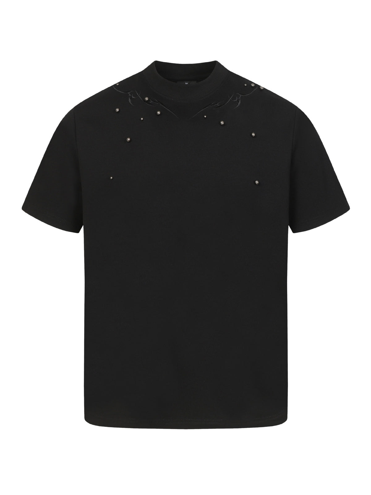 Cleanfit Spine Beading Embroidery T-shirts