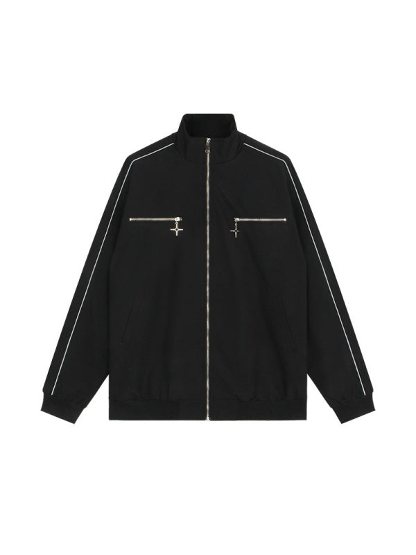 Liber Autumn Neutral wear Metal decoration Jackets