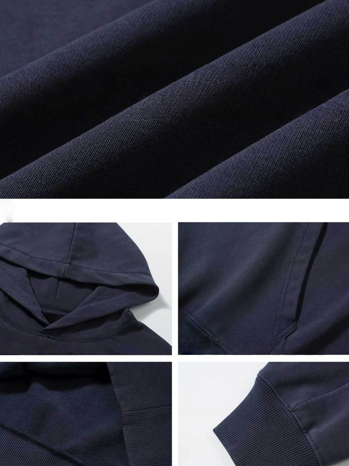 Washing Loose Terry Printed Hoodies